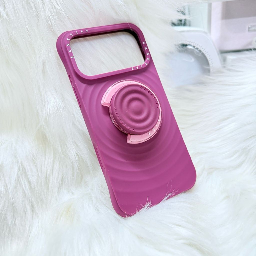 Case Ốp Điện thoại iPhone Casetify Ripple Case Mulberry Color Magsafe Basic iPhone 17/16/15Pro/Promax