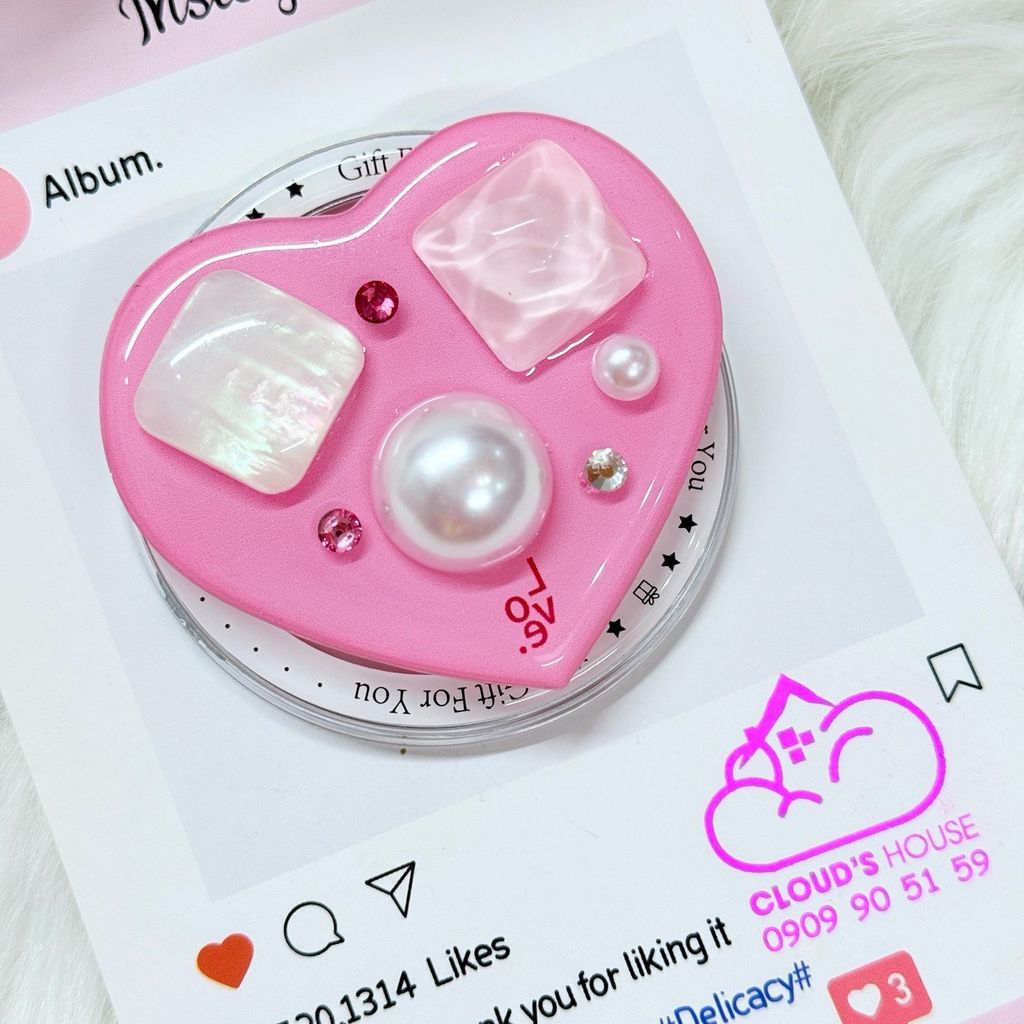 POPSOCKET Magsafe Nam Châm Hít Hình Trái Tim