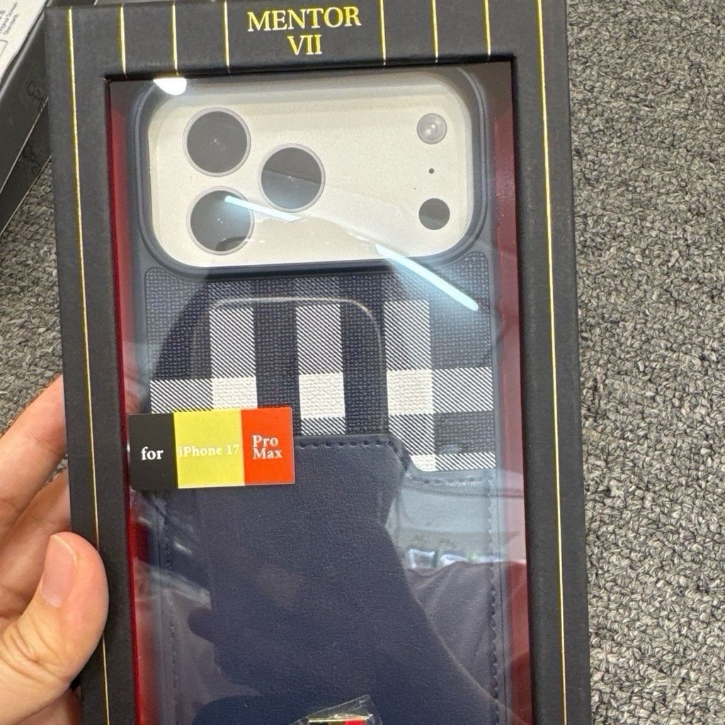 Case Ốp điện thoại iPhone Mentor VII Da Đựng Card iPhone 16/17/Plus/Pro/Promax