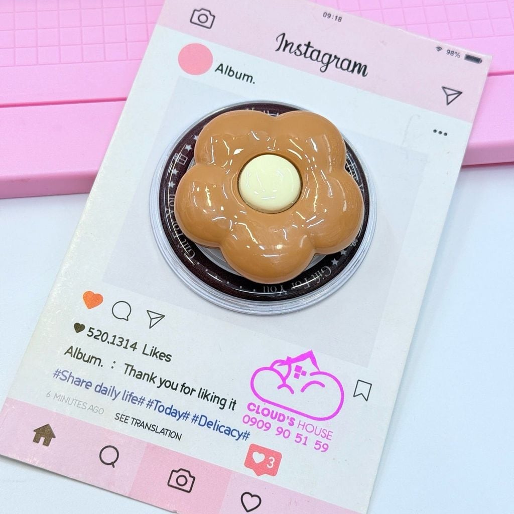 POPSOCKET Magsafe Nam Châm Hít Mẫu BÔNG HOA