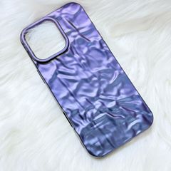 Case Ốp điện thoại iPhone Giả Vân Đá ÁNH MÀU TÍM iPhone 16/15/14/13/12/Pro/Promax