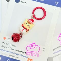 Móc Treo điện thoại, phụ kiện túi xách Giáng sinh Noel mẫu 2 charm