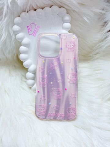 Case Ốp điện thoại iPhone Hello Kitty Hologram Bling Bling iPhone 13/14/15/16/Pro/Promax