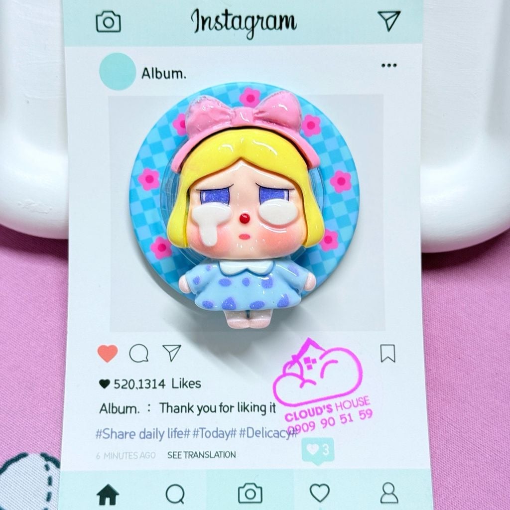 POPSOCKET Magsafe Nam Châm Hít CRY BABY Kute