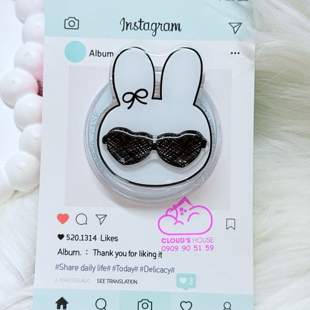 POPSOCKET Magsafe Nam Châm Hít Mẫu Miffy Rabbit - Thỏ