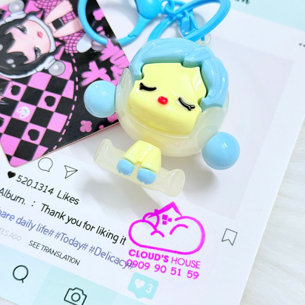 Móc Khóa Skull Panda