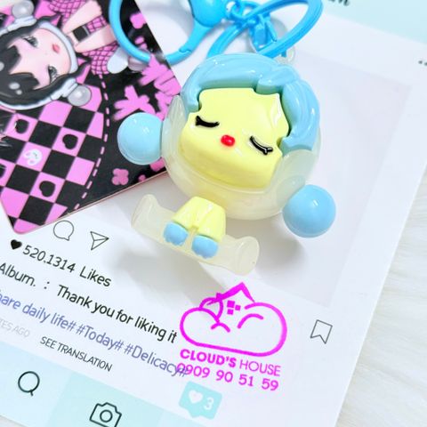 Móc Khóa Skull Panda