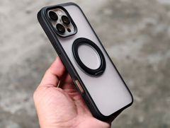 Case Ốp điện thoại iPhone LIKGUS Magsafe Chống Dựng NHÁM Nhiều Màu iPhone 17/Pro/Promax