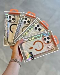 Case Ốp điện thoại iPhone MUTURAL Trong Vân Vali Magsafe Trong Chống Shock iPhone 17/16/Pro/Promax