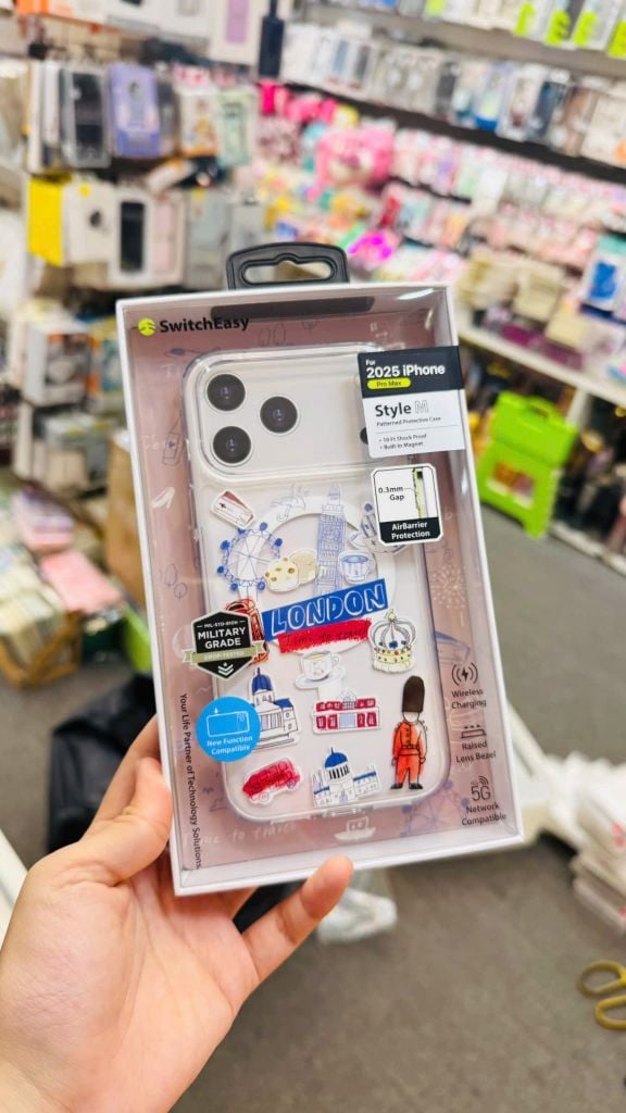 Case Ốp điện thoại iPhone Switcheasy Chính Hãng Trong Stickers Du Lịch iPhone 15Promax