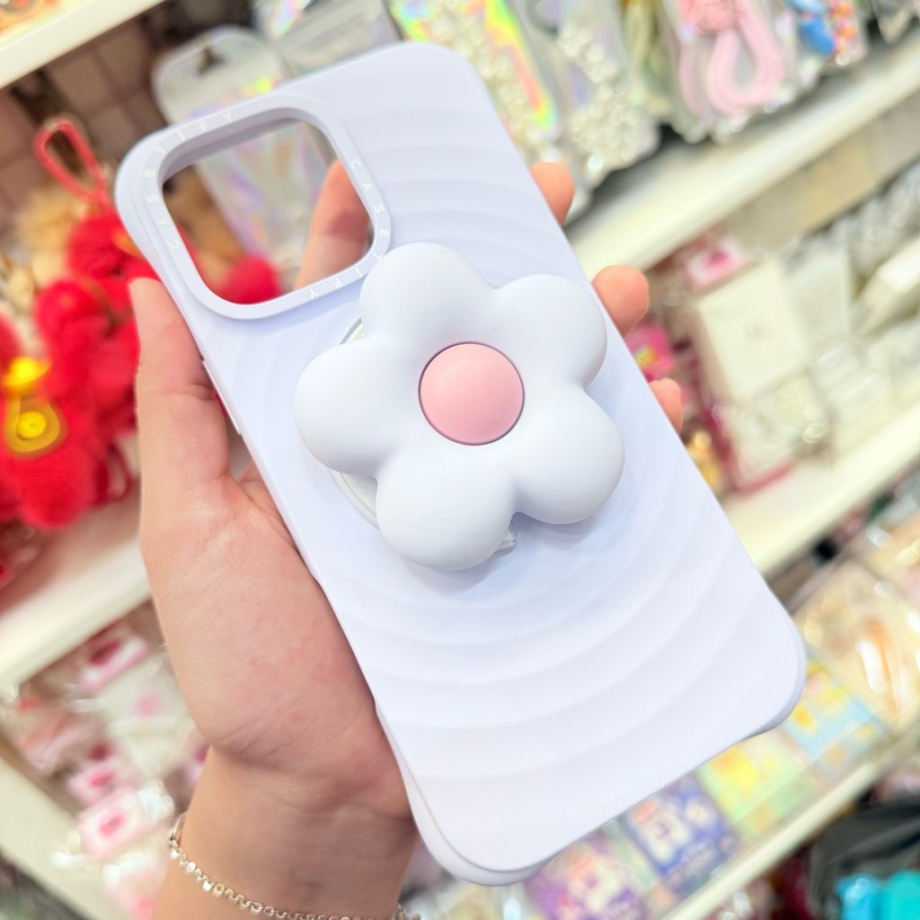 Case Ốp Điện thoại iPhone Casetify Ripple Case Xanh Tím Nhạt Magsafe Basic iPhone 17/16/15Pro/Promax