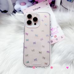 Case Ốp điện thoại iPhone Bling Bling Nơ nhiều màu kute viền camera lấp la lấp lánh iPhone 13/14/15/16/17Pro/Promax