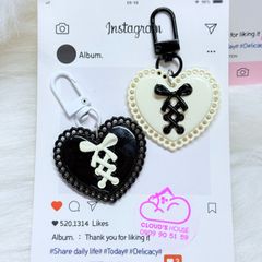 Móc treo điện thoại mini cute dễ thương - MẪU TRÁI TIM