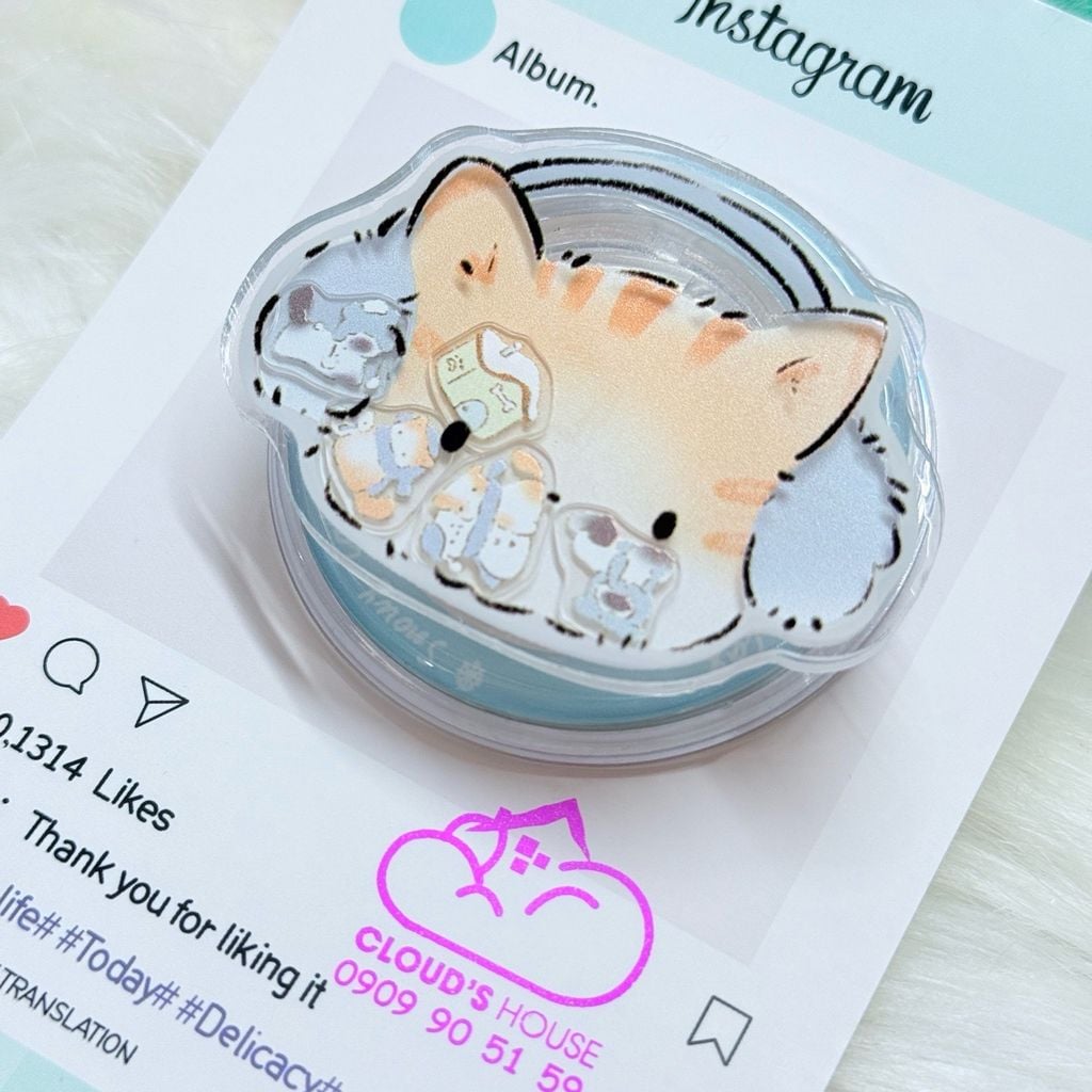POPSOCKET Magsafe Nam Châm Hít CHÓ - MÈO Kute