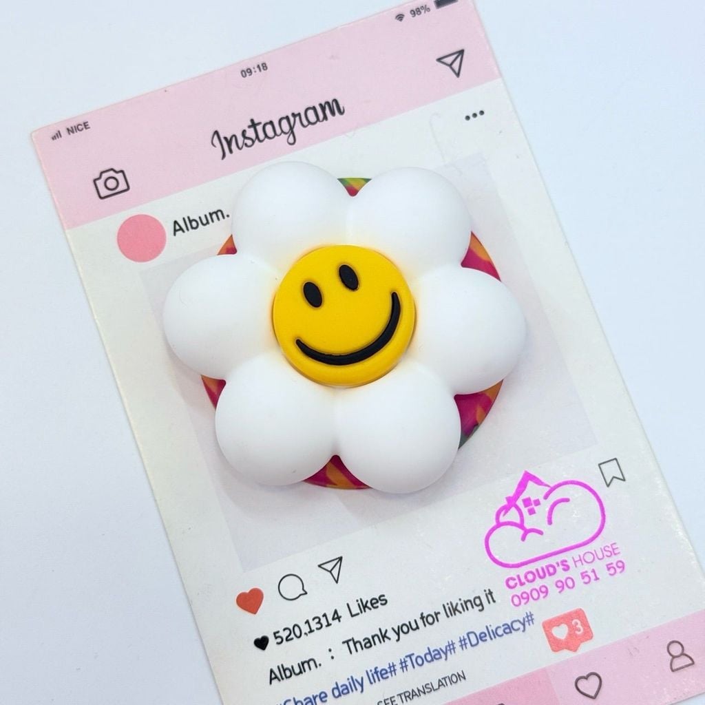POPSOCKET Magsafe Nam Châm Hít Mẫu BÔNG HOA