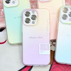 Case Ốp điện thoại Trong Lưng Nhám Ombre Nhiều Màu iPhone MIKALEN iPhone 13/14 PRO