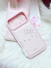 Case Ốp điện thoại iPhone Da Phao Hồng Babe Hello Kitty iPhone 13/14/15/16/17Pro/Promax