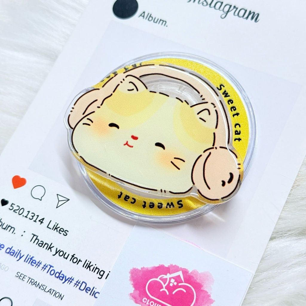 POPSOCKET Magsafe Nam Châm Hít CHÓ - MÈO Kute