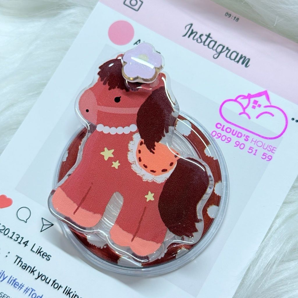 POPSOCKET Magsafe Nam Châm Hít Mẫu Ngựa