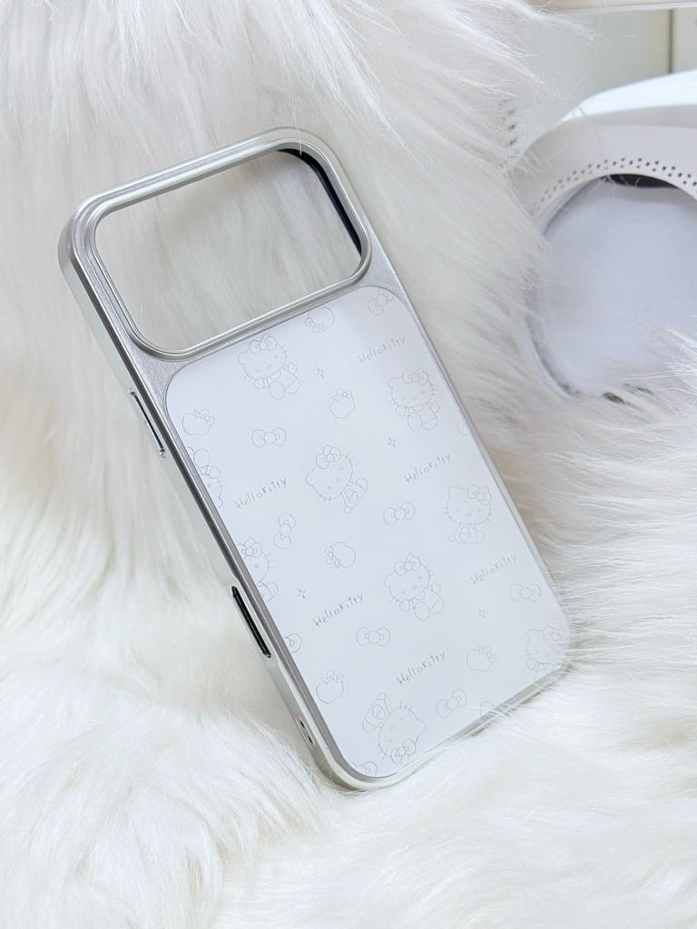 Case Ốp điện thoại iPhone Hello Kitty Trắng hoạ tiết mini iPhone 13/14/15/16/17/Plus/Pro/Promax