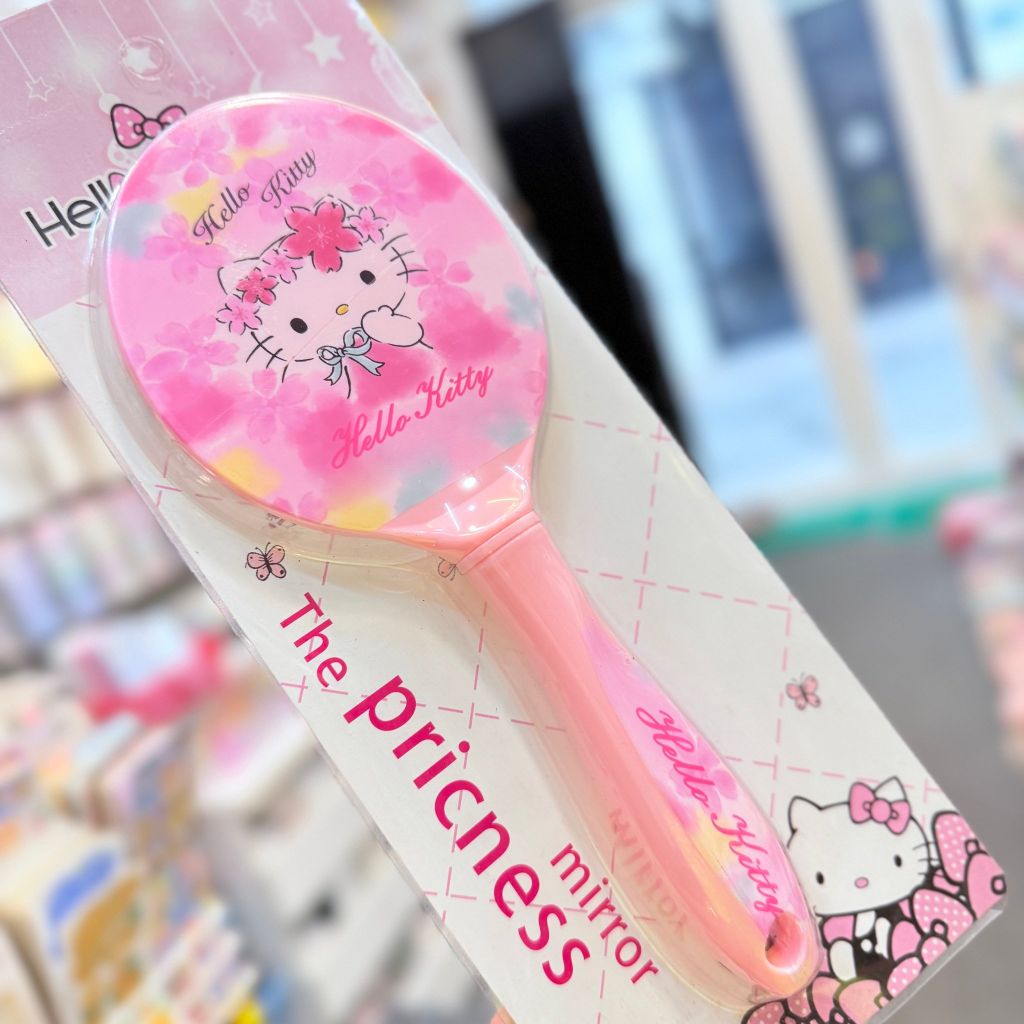 Gương Cầm Tay Trang Điểm Hello Kitty