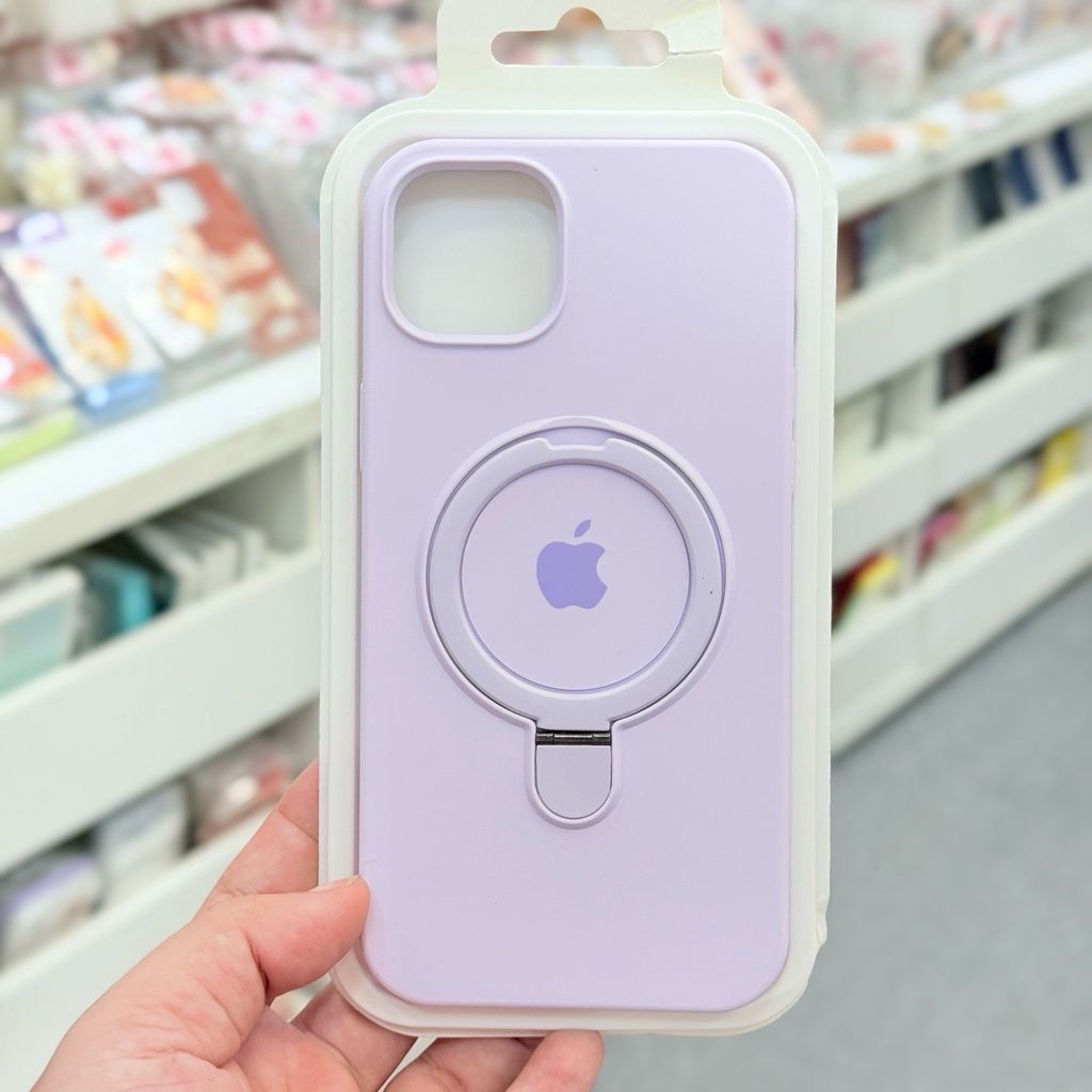 Case Ốp điện thoại Silicone Chống Dựng Nhiều Màu Magsafe iPhone 15Plus/16/16Plus