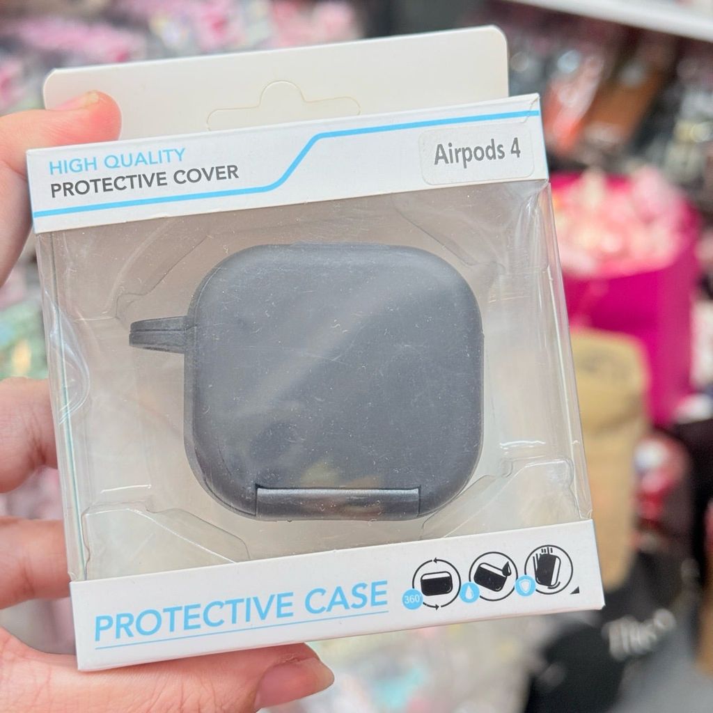 COVER AIRPOD 4 PROTECTIVE CASE FORM TRÒN (NHIỀU MÀU)