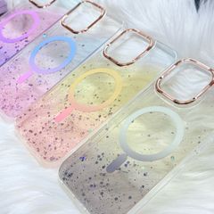 Case Ốp điện thoại iPhone Likgus Trong Ombre Nhiều Màu Bling Bling Magsafe iPhone 16/17/Promax