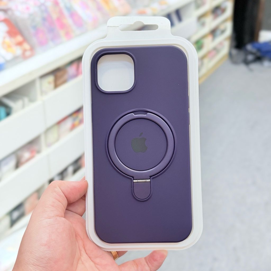 Case Ốp điện thoại Silicone Chống Dựng Nhiều Màu Magsafe iPhone 15Plus/16/16Plus