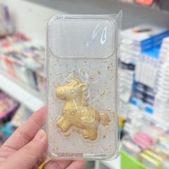 Case Ốp điện thoại iPhone Trong Dẻo Ngựa Vàng Mã Đáo Thành Công iPhone 15/16/17 Pro/Promax TẾT