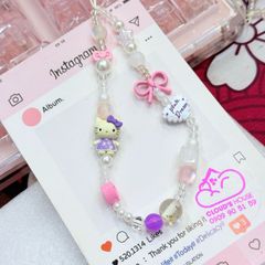 Dây đeo điện thoại ngắn Hello Kitty charm Kute (Quảng Châu, Thái Lan)