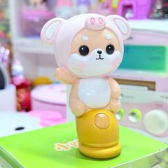 Bộ Mô Hình Shiba Inu Cute trang trí bàn làm việc để xe oto vô tri dễ thương
