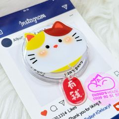 POPSOCKET Magsafe Nam Châm Hít Mẫu Mèo May Mắn Thần Tài TẾT 2026
