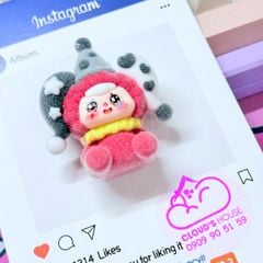 Móc Khoá Dây Charm Thỏ Công Chúa Dễ Thương