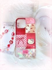 Case Ốp điện thoại iPhone Hello Kitty Hologram Bling Bling Icon nổi iPhone 13/14/15/16/17/Pro/Promax