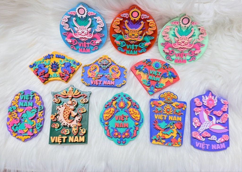 CNHN- Nam Châm Hít/ Dán Tủ Lạnh Quà Lưu Niệm Việt Nam Fridge Magnet - Refrigerator Magnet