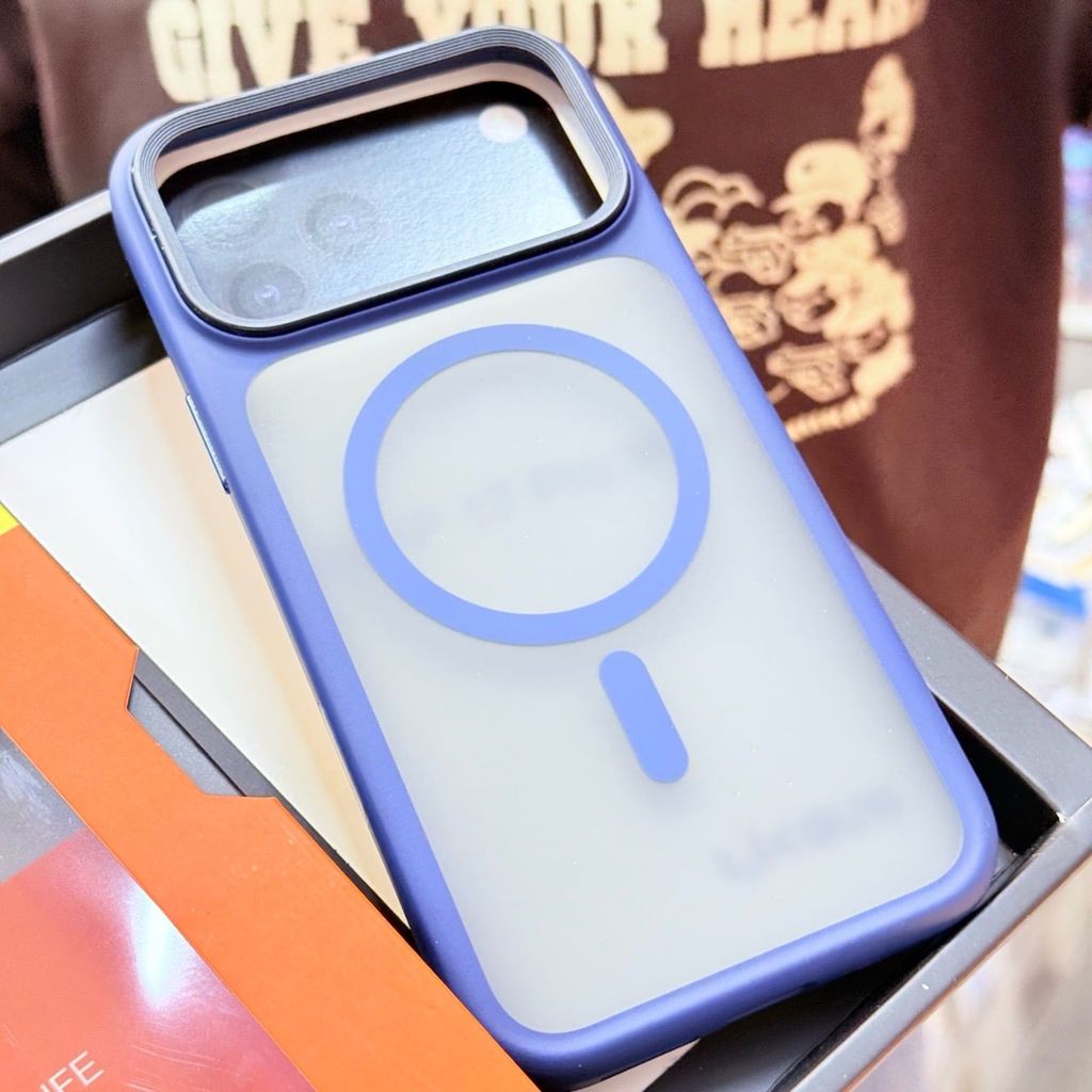 Case Ốp điện thoại iPhone Chống Shock NHám Viền Màu chính hãng LIKGUS Siêu Xịn iPhone 17/Pro/Promax