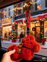 Móc Treo/ Móc Khóa Ngựa Gấu Bông Mã Đáo Thành Công Tài Lộc Tết