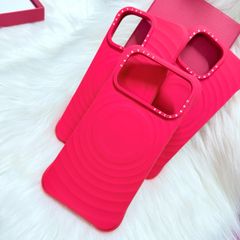 Case Ốp Điện thoại iPhone Casetify Ripple Case Đỏ Magsafe Basic iPhone 17/16/15Pro/Promax