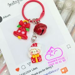Móc Treo điện thoại, phụ kiện túi xách Giáng sinh Noel mẫu 2 charm