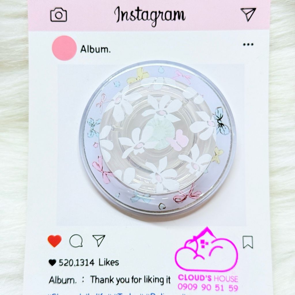 POPSOCKET Magsafe Nam Châm Hít Mẫu BÔNG HOA
