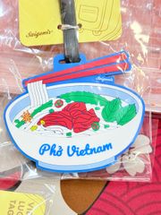 Thẻ Treo Hành Lý Vali Nhựa Dẻo PVC Luggage Tag Hình Ảnh Việt Nam Quà Lưu Niệm