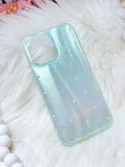 Case Ốp điện thoại iPhone Ngôi Sao Nền Xanh Hologram Bling Bling iPhone 13/14/15/16/Pro/Promax