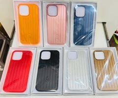 Case Ốp điện thoại iPhone Vân Vali RIMOWA Nhiều Màu Dòng iPhone 16 Promax