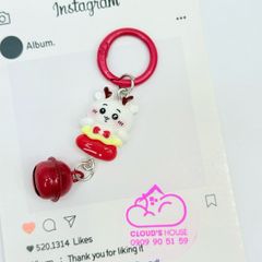 Móc Treo điện thoại, phụ kiện túi xách Giáng sinh Noel mẫu 2 charm