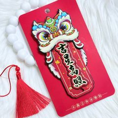 Magnet Trang Trí Tủ Lạnh Vuông Lân Tết ( 6 Mẫu)