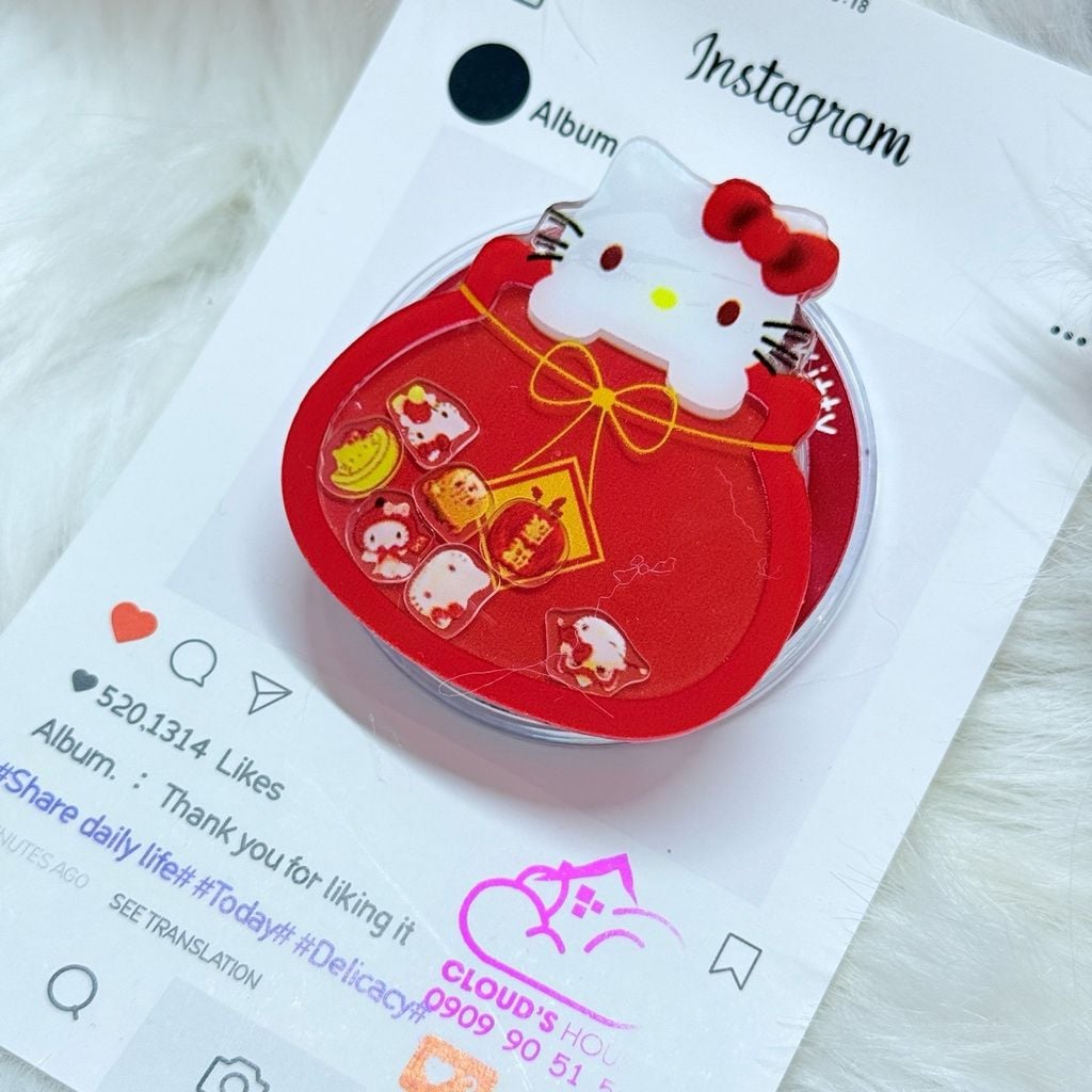 POPSOCKET Magsafe Nam Châm Hít Hello Kitty Kute
