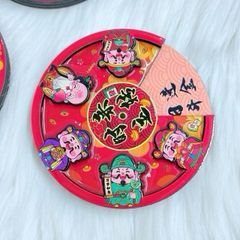 Magnet Tròn Trang Trí Tủ Lạnh Mèo - Thần Tài - Tết (3 Mẫu)