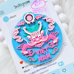 CNHN- Nam Châm Hít/ Dán Tủ Lạnh Quà Lưu Niệm Việt Nam Fridge Magnet - Refrigerator Magnet
