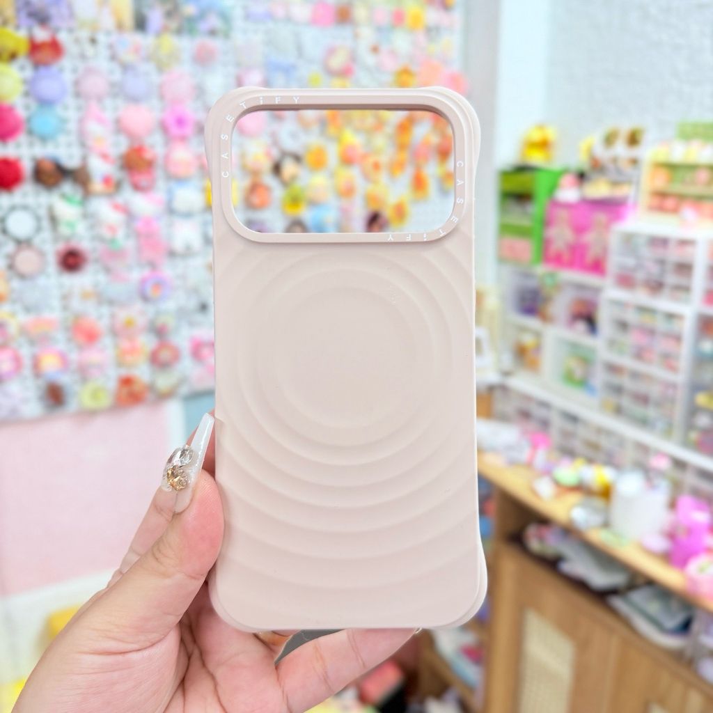 Case Ốp Điện thoại iPhone Casetify Ripple Case Màu Nude Magsafe Basic iPhone 17/16/15Pro/Promax